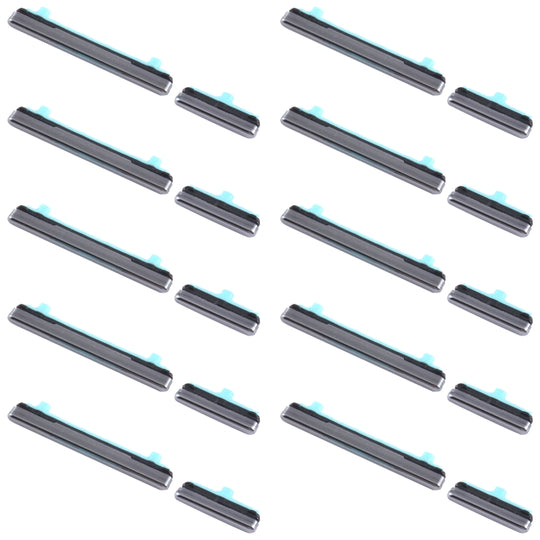 For Samsung Galaxy S20 Ultra SM-G988 10pcs Power Button + Volume Control Button(Grey)