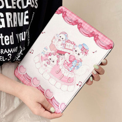 For iPad Air 11 2025 / 2024 Painted Magnetic Split Leather Tablet Case(Bichon Frise) - iPad Pro 11 (2022/2021) Cases by buy2fix | Online Shopping UK | buy2fix