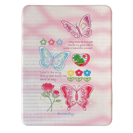 For iPad 10.2 2021 / 2020 / 10.5 Painted Magnetic Split Leather Tablet Case(Butterflies) - iPad 10.2 Cases by buy2fix | Online Shopping UK | buy2fix