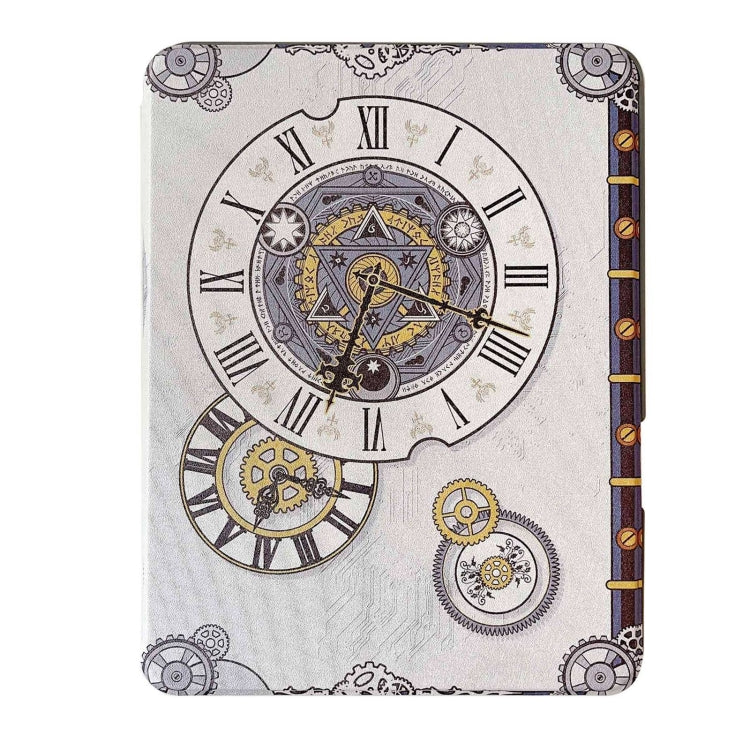 For iPad 10.2 2021 / 2020 / 10.5 Painted Magnetic Split Leather Tablet Case(Time Clock) - iPad 10.2 Cases by buy2fix | Online Shopping UK | buy2fix