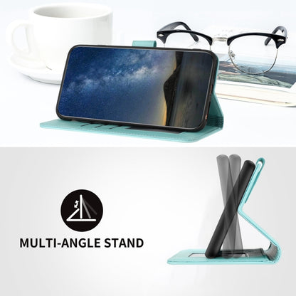 For Motorola Moto G Stylus 5G 2024 Datura Flower Embossed Flip Leather Phone Case(Light Blue) by buy2fix