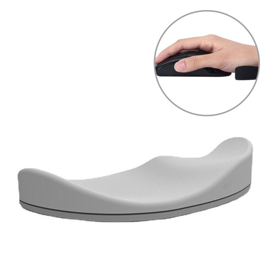 Silicone Wrist Support Mouse Pad Mobile Palm Rest Office Hand Rest, Spec:Grey Left Hand by buy2fix