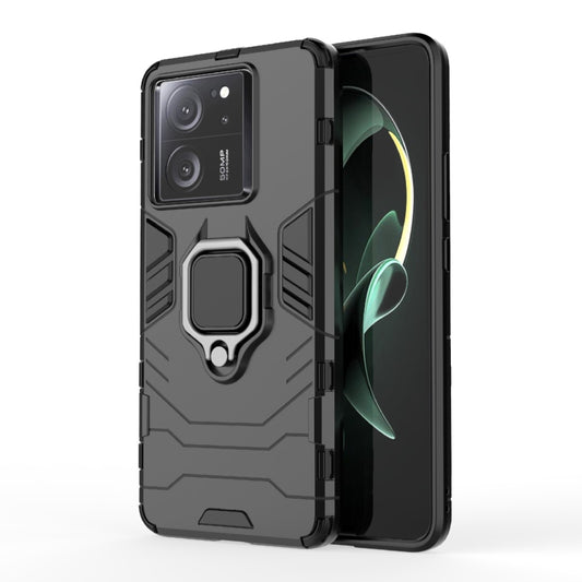 For Xiaomi Redmi K60 Ultra Shockproof PC + TPU Holder Phone Case(Black) - Xiaomi Cases by buy2fix | Online Shopping UK | buy2fix