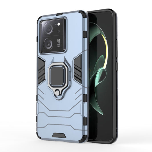 For Xiaomi Redmi K60 Ultra Shockproof PC + TPU Holder Phone Case(Navy Blue) - Xiaomi Cases by buy2fix | Online Shopping UK | buy2fix