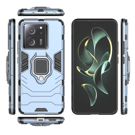 For Xiaomi Redmi K60 Ultra Shockproof PC + TPU Holder Phone Case(Navy Blue) - Xiaomi Cases by buy2fix | Online Shopping UK | buy2fix