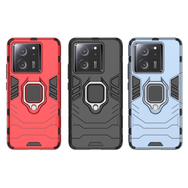 For Xiaomi Redmi K60 Ultra Shockproof PC + TPU Holder Phone Case(Navy Blue) - Xiaomi Cases by buy2fix | Online Shopping UK | buy2fix
