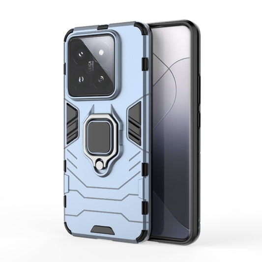For Xiaomi 14 Pro Shockproof PC + TPU Holder Phone Case(Navy Blue) - Xiaomi 14 Pro Cases by buy2fix | Online Shopping UK | buy2fix