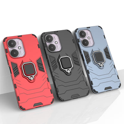 For Xiaomi Redmi 13C 4G / 5G Shockproof PC + TPU Holder Phone Case(Red) by buy2fix