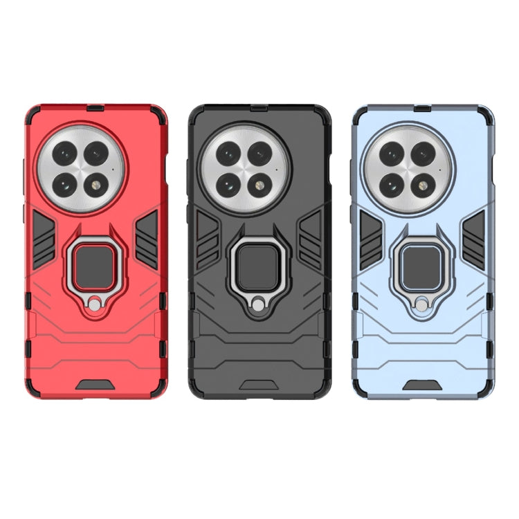 For OnePlus 13 5G Shockproof PC + TPU Holder Phone Case(Black) - OnePlus Cases by buy2fix | Online Shopping UK | buy2fix
