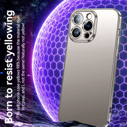 For iPhone 15 SULADA Electroplating Frosted TPU Phone Case(Silver) - iPhone 15 Cases by SULADA | Online Shopping UK | buy2fix
