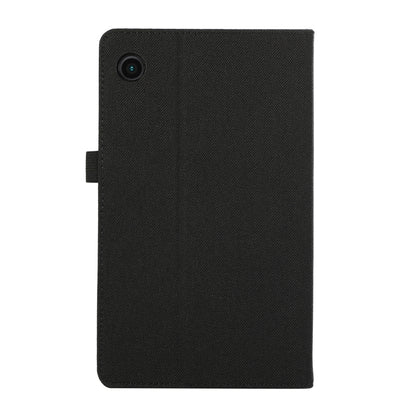For Samsung Galaxy Tab A9+ Fabric Texture Horizontal Flip Leather Tablet Case(Black) - Other Galaxy Tab PC by buy2fix | Online Shopping UK | buy2fix