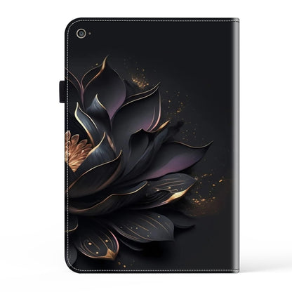 For iPad Air / Air 2 / 9.7 2017 / 2018 Crystal Texture Painted Leather Tablet Case(Purple Lotus) - iPad 9.7 (2018) & (2017) Cases by buy2fix | Online Shopping UK | buy2fix