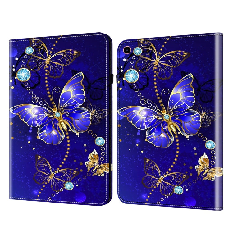 For iPad 2025 / 2022 Crystal Texture Painted Leather Tablet Case(Diamond Butterflies) - iPad 2025 / 2022 Cases by buy2fix | Online Shopping UK | buy2fix