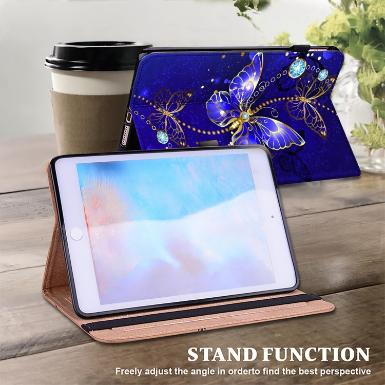 For iPad 2025 / 2022 Crystal Texture Painted Leather Tablet Case(Diamond Butterflies) - iPad 2025 / 2022 Cases by buy2fix | Online Shopping UK | buy2fix