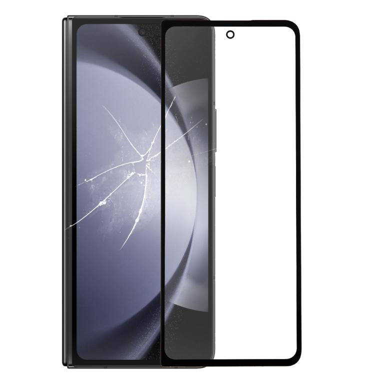 For Samsung Galaxy Z Fold5 SM-F946B LCD Secondary Screen Outer Glass Lens with OCA Optically Clear Adhesive - Outer Glass Lens by buy2fix | Online Shopping UK | buy2fix