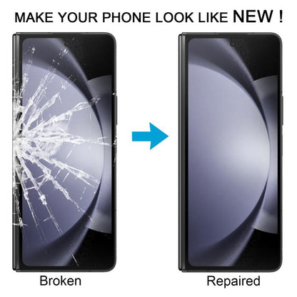 For Samsung Galaxy Z Fold5 SM-F946B LCD Secondary Screen Outer Glass Lens with OCA Optically Clear Adhesive - Outer Glass Lens by buy2fix | Online Shopping UK | buy2fix