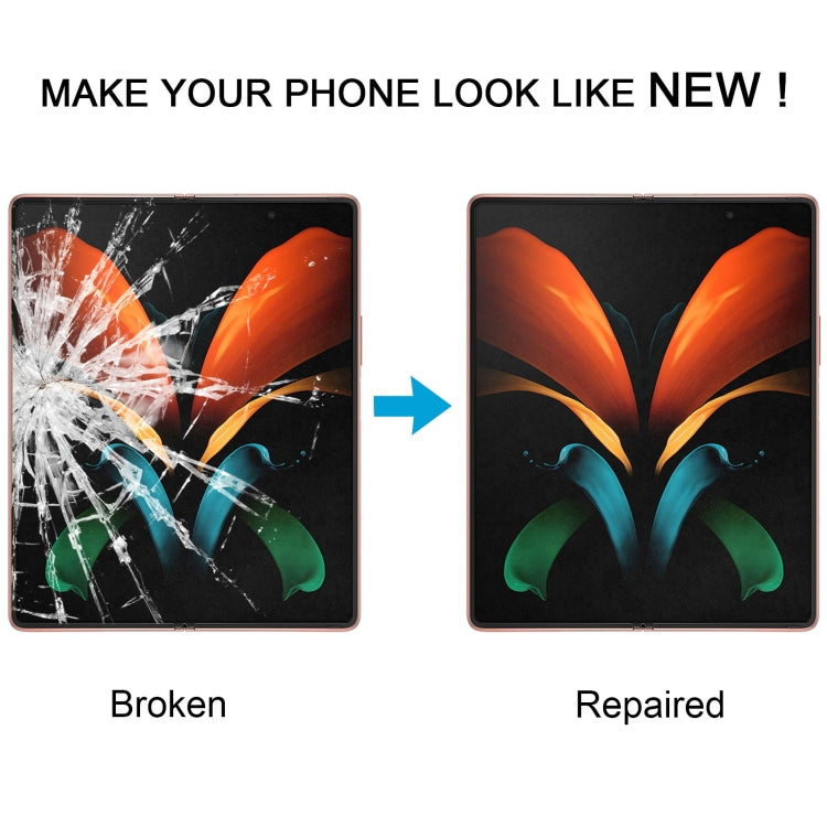 For Samsung Galaxy Z Fold2 SM-F916B/W21 LCD Screen Fold Film - Outer Glass Lens by buy2fix | Online Shopping UK | buy2fix