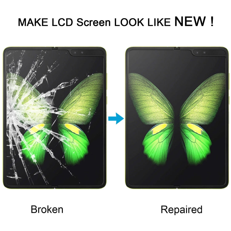 For Samsung Galaxy Z Fold SM-F900/W20 LCD Screen Fold Film - Outer Glass Lens by buy2fix | Online Shopping UK | buy2fix