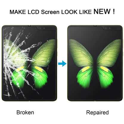 For Samsung Galaxy Z Fold SM-F900/W20 LCD Screen Fold Film - Outer Glass Lens by buy2fix | Online Shopping UK | buy2fix