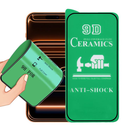 For iPhone 18 Pro Max / 17 Pro Max 9D Full Screen Full Glue Ceramic Film