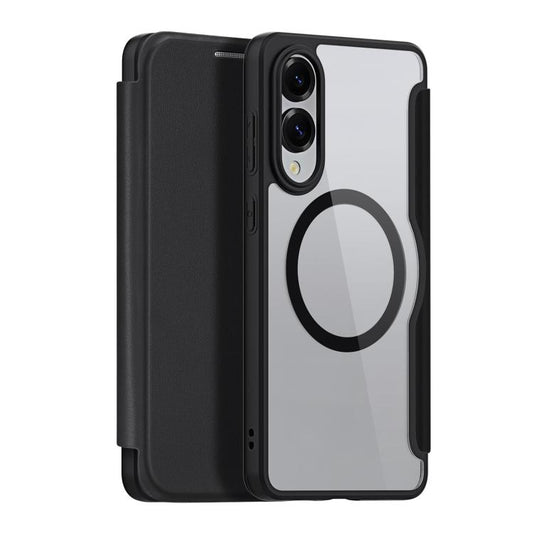 For Samsung Galaxy S25 Edge 5G DUX DUCIS Skin X Pro Series Magsafe PC + TPU Phone Leather Case(Black) - Galaxy S25 Edge 5G Cases by DUX DUCIS | Online Shopping UK | buy2fix