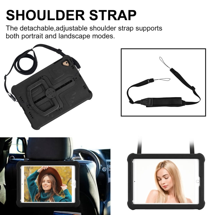 For iPad Air 2 / 9.7 2017 / 2018 Shield 360 Rotation Handle EVA Shockproof PC Tablet Case(Black) - iPad 9.7 (2018) & (2017) Cases by buy2fix | Online Shopping UK | buy2fix