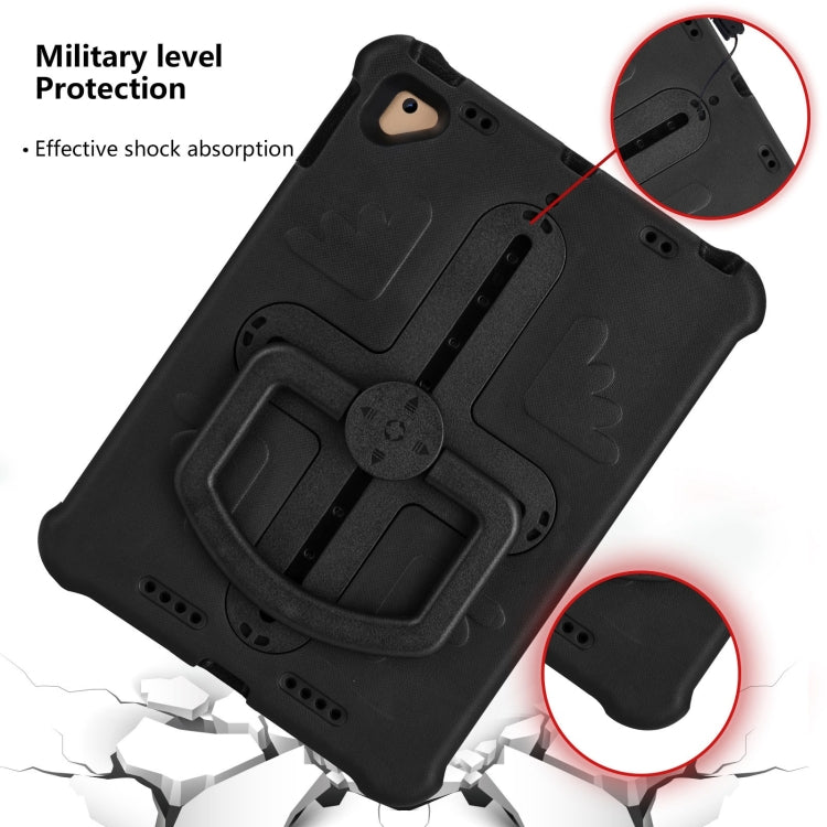 For iPad Air 2 / 9.7 2017 / 2018 Shield 360 Rotation Handle EVA Shockproof PC Tablet Case(Black) - iPad 9.7 (2018) & (2017) Cases by buy2fix | Online Shopping UK | buy2fix
