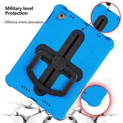 For iPad Air 2 / 9.7 2017 / 2018 Shield 360 Rotation Handle EVA Shockproof PC Tablet Case(Blue Black) - iPad 9.7 (2018) & (2017) Cases by buy2fix | Online Shopping UK | buy2fix