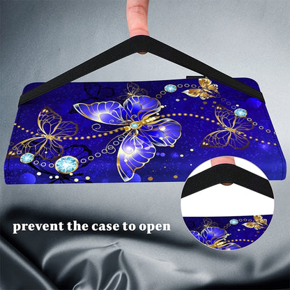 For Samsung Galaxy Tab S9+ / S9 FE+ Crystal Texture Painted Leather Tablet Case(Diamond Butterflies) by buy2fix