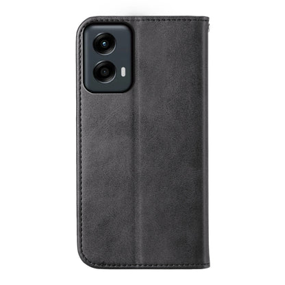 For Motorola Moto G Stylus 5G 2024 Cubic Grid Calf Texture Magnetic Leather Phone Case(Black) by buy2fix