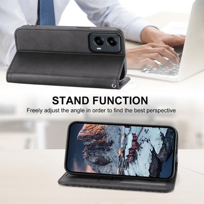 For Motorola Moto G Stylus 5G 2024 Cubic Grid Calf Texture Magnetic Leather Phone Case(Black) by buy2fix