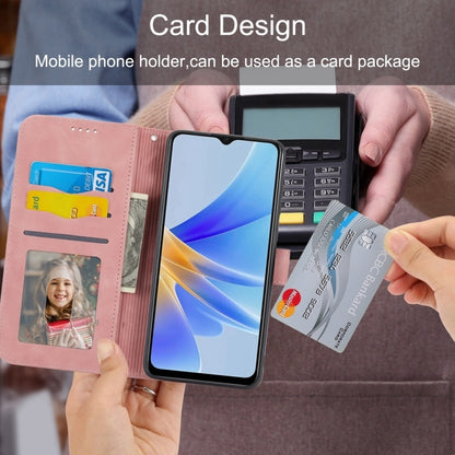 For Motorola Moto G Stylus 5G 2024 Dierfeng Dream Line TPU Hybrid PU Leather Phone Case(Pink) by buy2fix