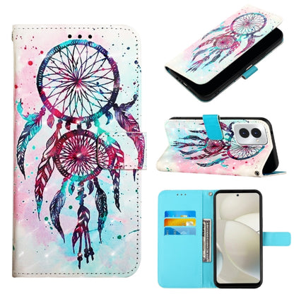 For Motorola Moto G Power 5G 2024 3D Painting Horizontal Flip Leather Phone Case(Color Drop Wind Chimes) by buy2fix