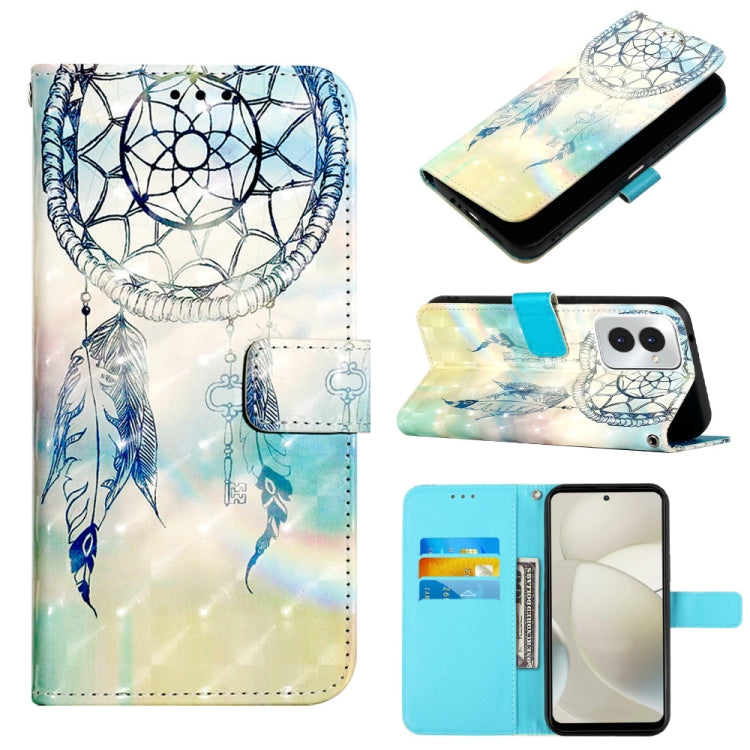 For Motorola Moto G Power 5G 2024 3D Painting Horizontal Flip Leather Phone Case(Dream Wind Chimes) by buy2fix