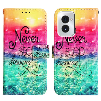 For Motorola Moto G Power 5G 2024 3D Painting Horizontal Flip Leather Phone Case(Chasing Dreams) by buy2fix