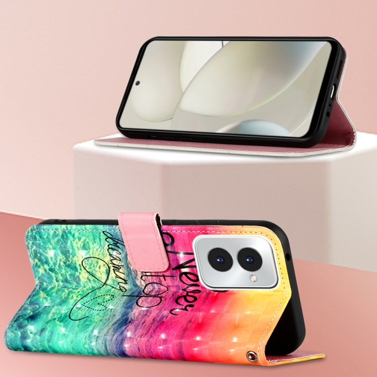 For Motorola Moto G Power 5G 2024 3D Painting Horizontal Flip Leather Phone Case(Chasing Dreams) by buy2fix