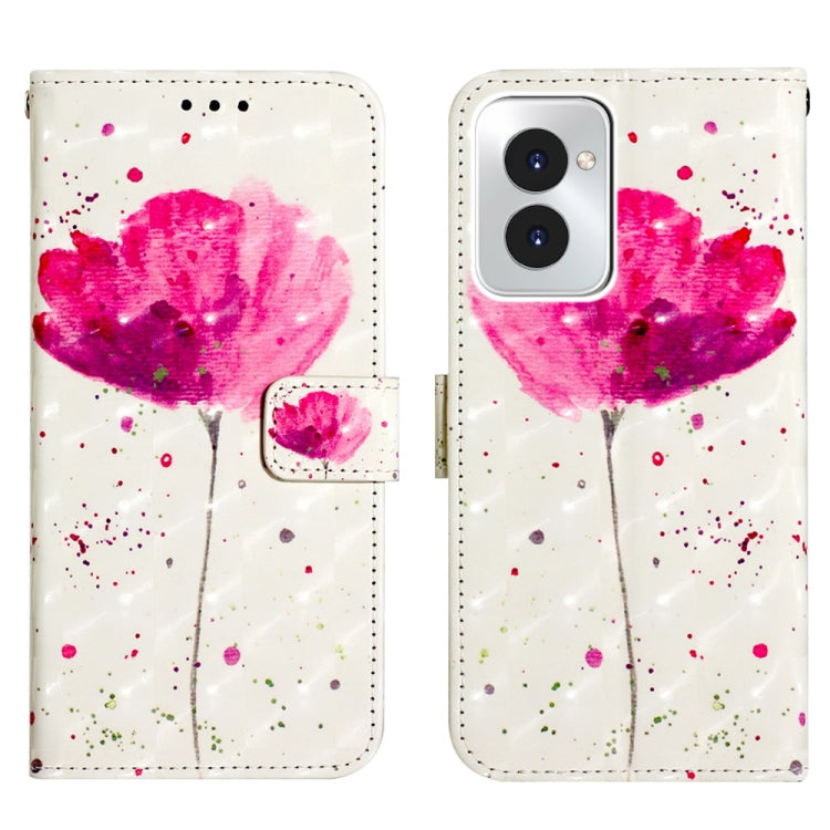 For Motorola Moto G Power 5G 2024 3D Painting Horizontal Flip Leather Phone Case(Flower) by buy2fix