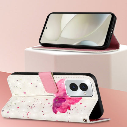 For Motorola Moto G Power 5G 2024 3D Painting Horizontal Flip Leather Phone Case(Flower) by buy2fix