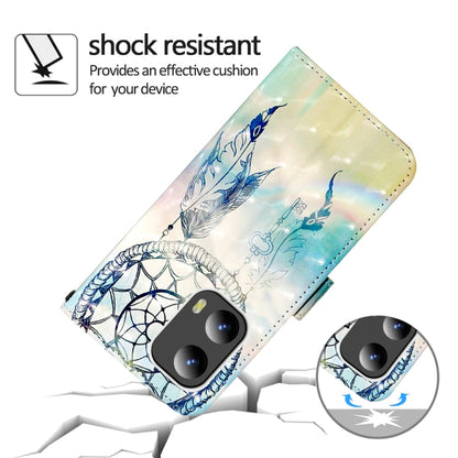 For Motorola Moto G Play 5G 2024 3D Painting Horizontal Flip Leather Phone Case(Color Drop Wind Chimes) by buy2fix