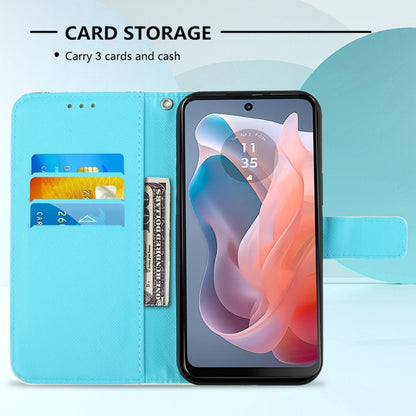 For Motorola Moto G Play 5G 2024 3D Painting Horizontal Flip Leather Phone Case(Dream Wind Chimes) by buy2fix