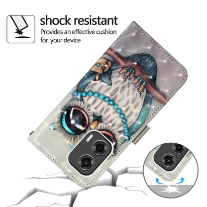 For Motorola Moto G Stylus 5G 2024 3D Painting Horizontal Flip Leather Phone Case(Skull) by buy2fix