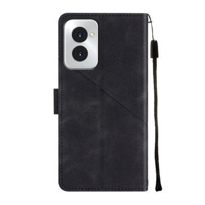 For Motorola Moto G Power 5G 2024 Skin Feel Embossed Leather Phone Case(Black) by buy2fix