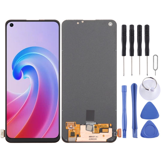 For OPPO A96 5G Original AMOLED LCD Screen with Digitizer Full Assembly