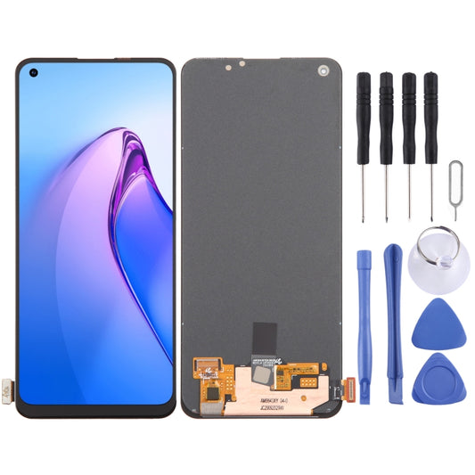 For OPPO Reno8 Z 5G Original AMOLED LCD Screen with Digitizer Full Assembly - LCD Screen by buy2fix | Online Shopping UK | buy2fix