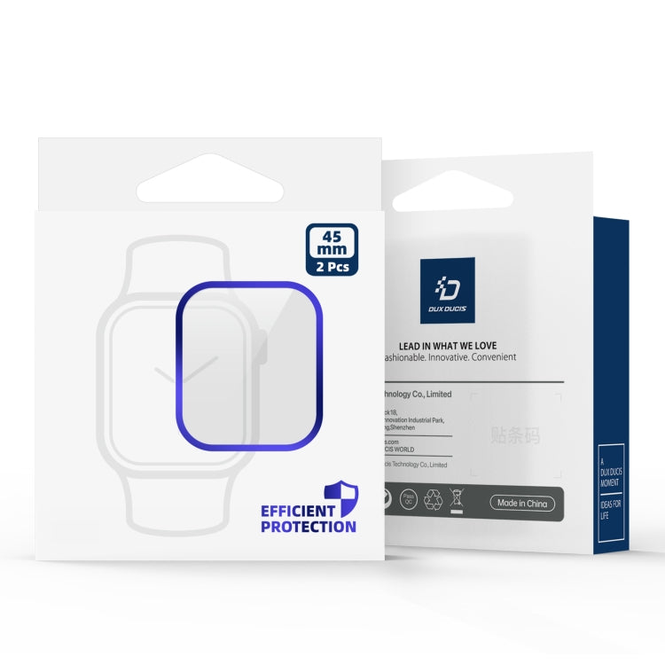 For Apple Watch Series 9 / 8 / 7 41mm DUX DUCIS Pmma Series 3D Surface Composite Soft Watch Film by DUX DUCIS