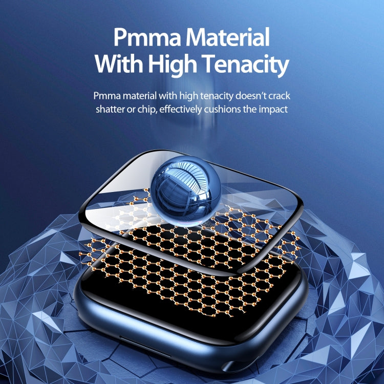 For Apple Watch Series 11 / 10 42mm DUX DUCIS Pmma Series 3D Surface Composite Soft Watch Film by DUX DUCIS