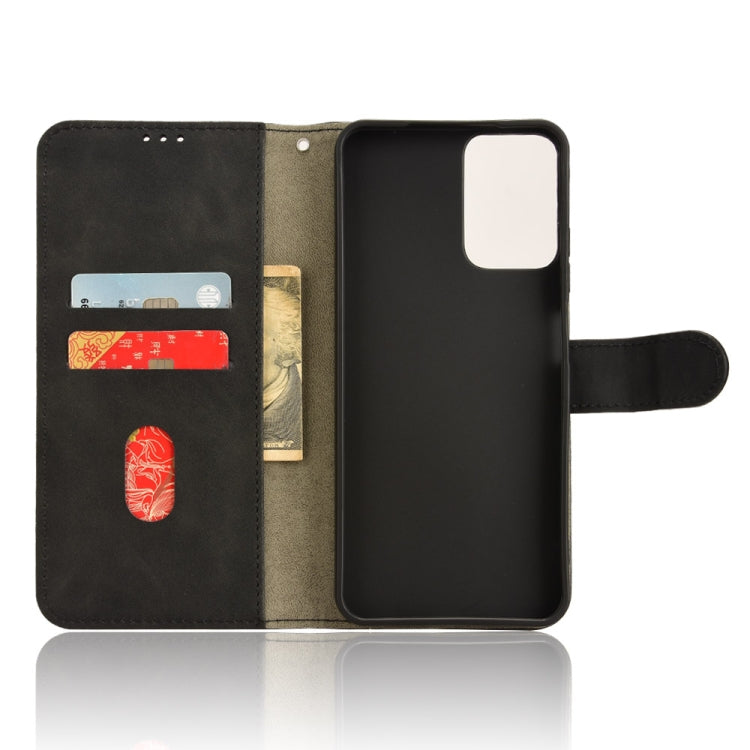 For Motorola Moto G Power 5G 2024 Skin Feel Magnetic Flip Leather Phone Case(Black) by buy2fix