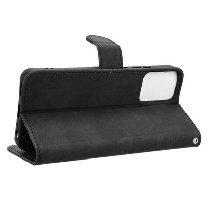 For Motorola Moto G Power 5G 2024 Skin Feel Magnetic Flip Leather Phone Case(Black) by buy2fix