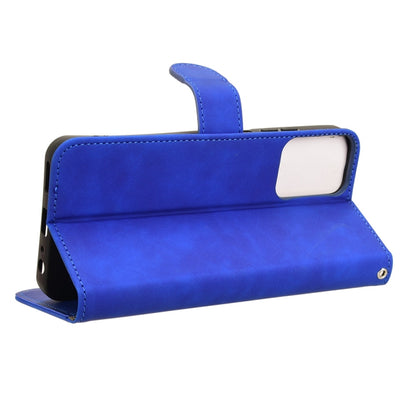 For Motorola Moto G Power 5G 2024 Skin Feel Magnetic Flip Leather Phone Case(Blue) by buy2fix