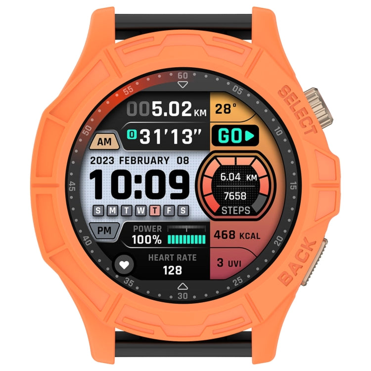For Amazfit Cheetah / Cheetah Pro Armor Hollow Watch Protective Case(Orange) - Watch Cases by buy2fix | Online Shopping UK | buy2fix
